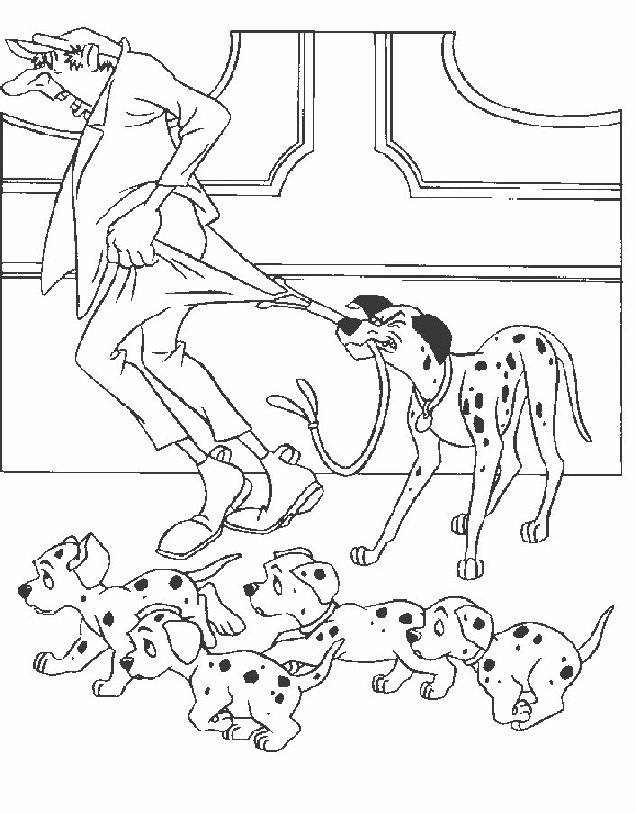 dalmations coloring pages - photo #14