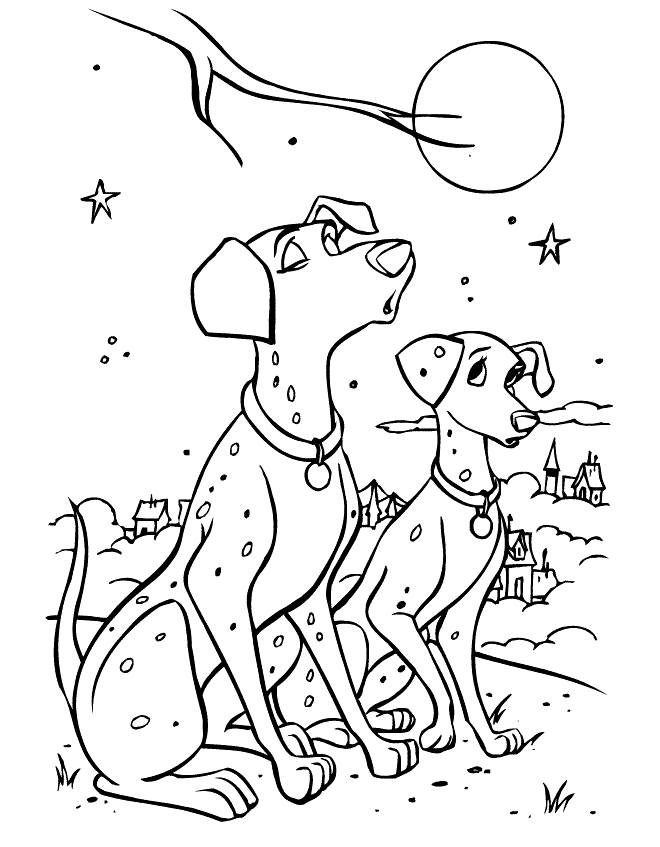 dalmations coloring pages - photo #17