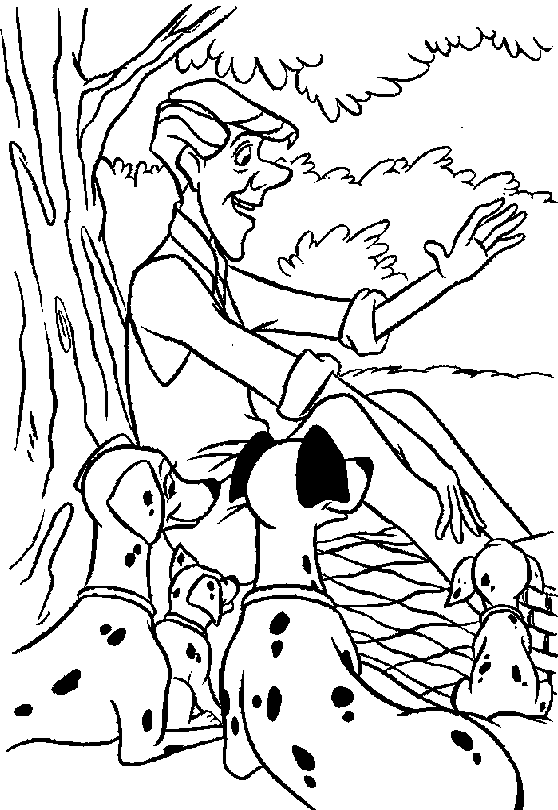 dalmatian coloring pages for kids - photo #32