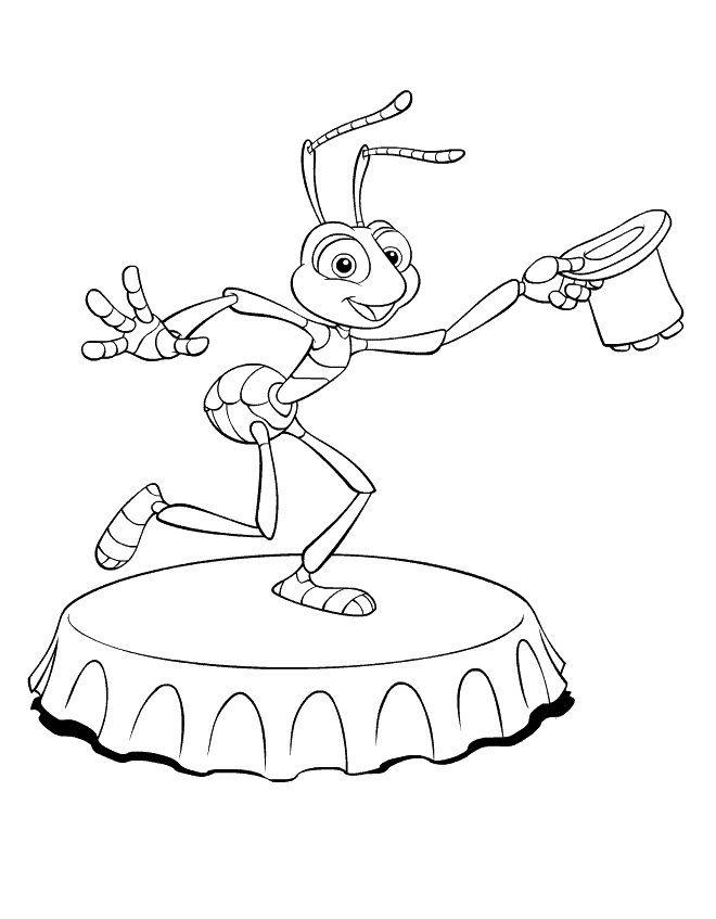a bugs life coloring book pages - photo #31