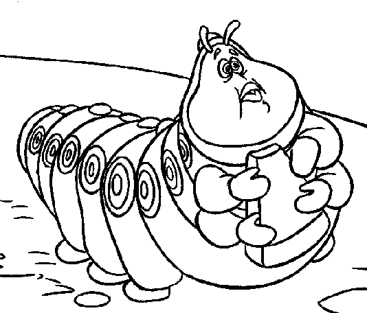 a bugs life coloring book pages - photo #4
