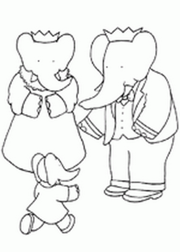 babar coloring pages - photo #9