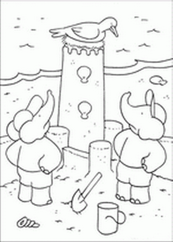 babar coloring pages - photo #41
