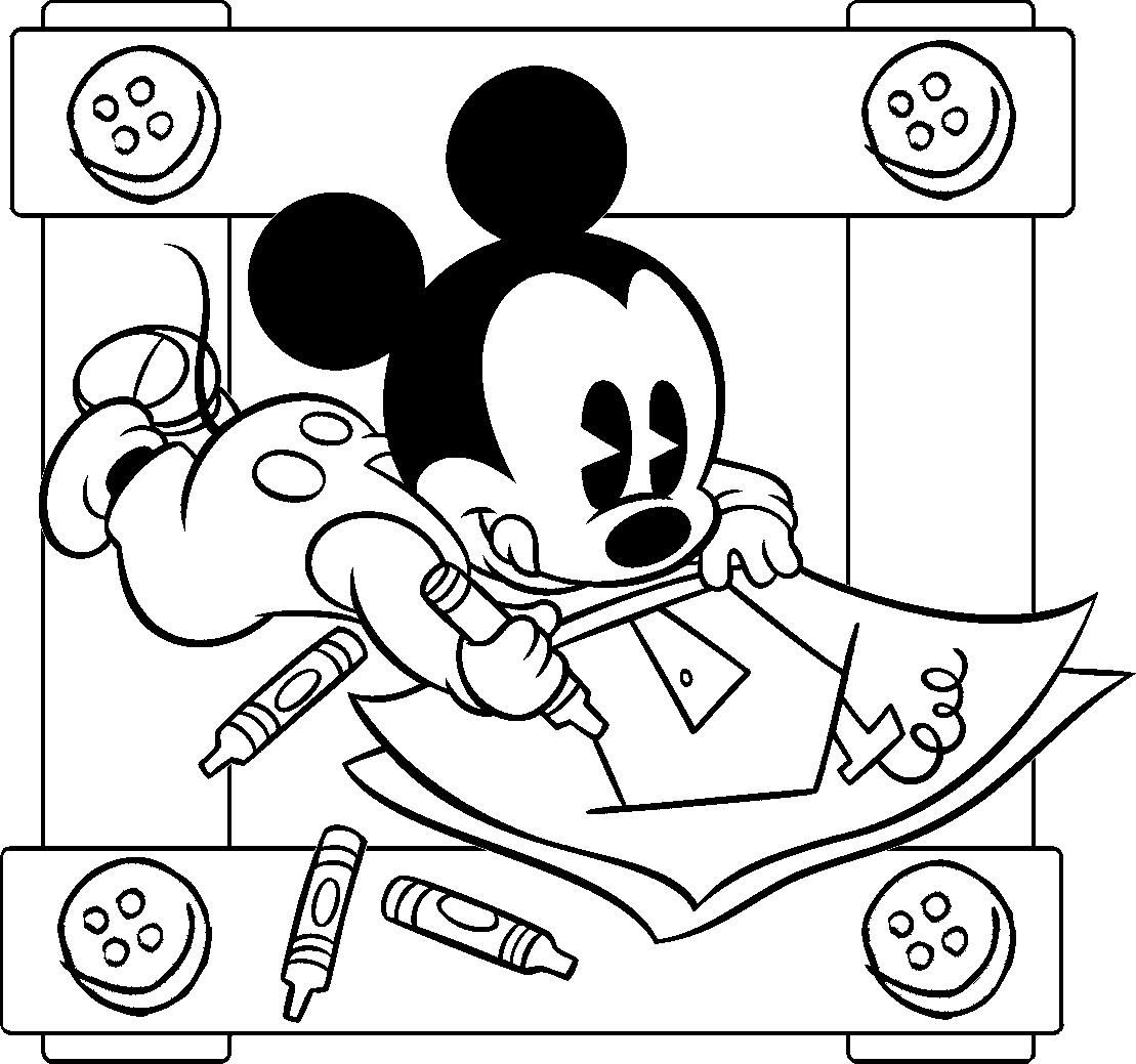 Baby disney Coloring Pages - Coloringpages1001.com