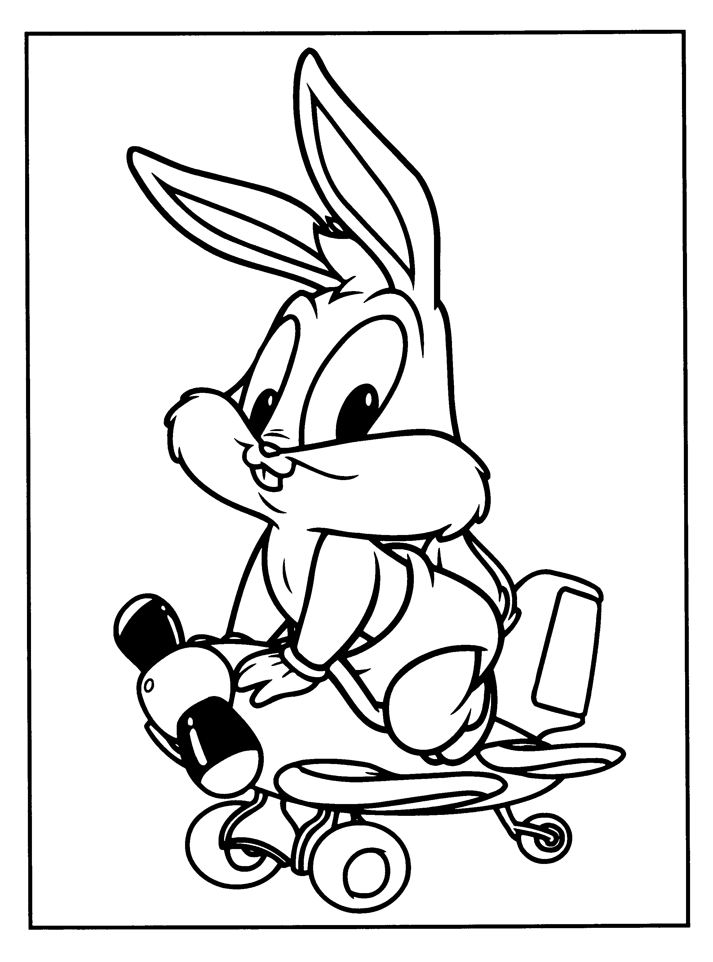 Baby looney tunes Coloring Pages - Coloringpages1001.com