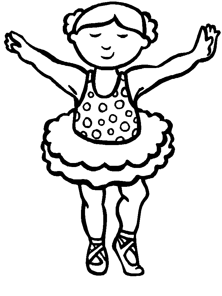 dancing girls coloring pages - photo #30