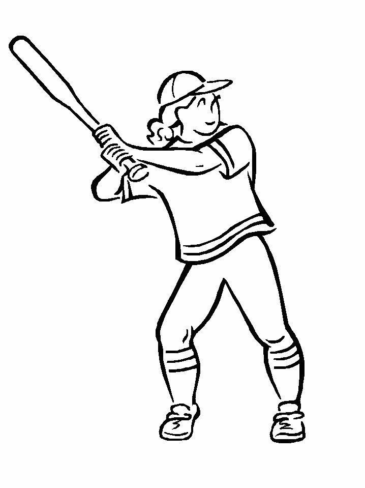 Baseball Coloring Pages - Coloringpages1001.com