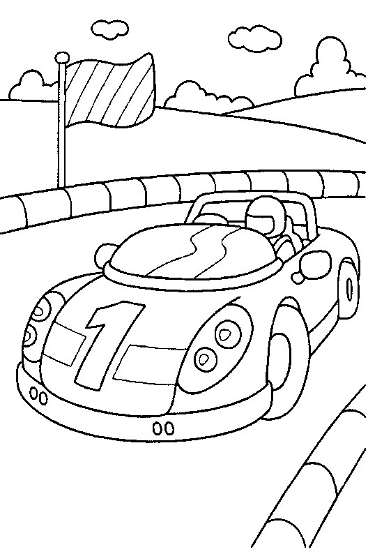 Car Coloring Pages - Coloringpages1001.com
