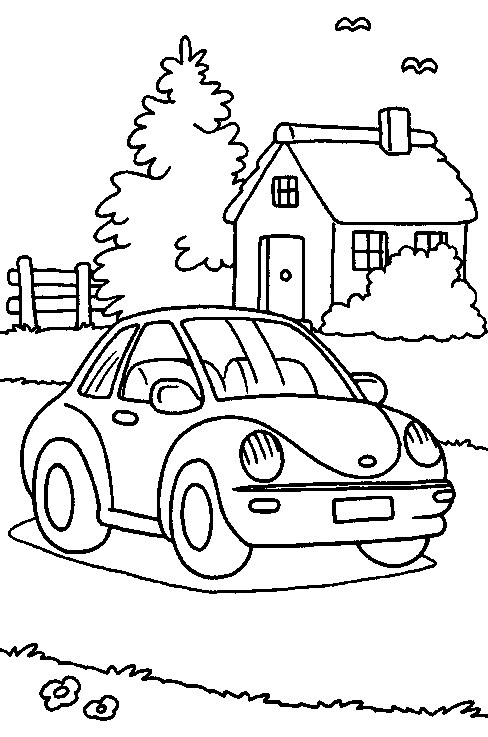 Car Coloring Pages - Coloringpages1001.com