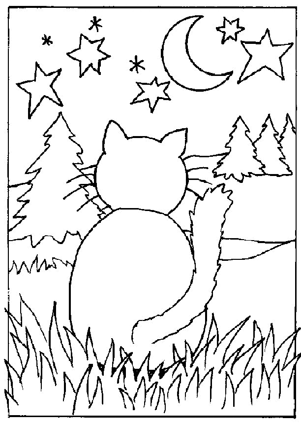 dachis cat coloring pages - photo #19