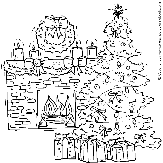 xmas coloring pages for adults - photo #33