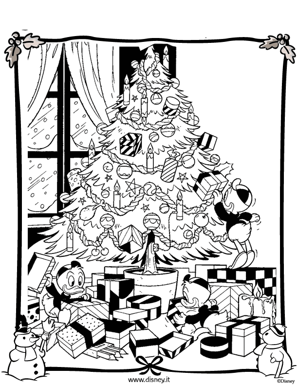 Christmas tree Coloring Pages - Coloringpages1001.com