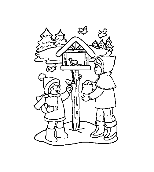 christmas winter coloring pages  coloringpages1001