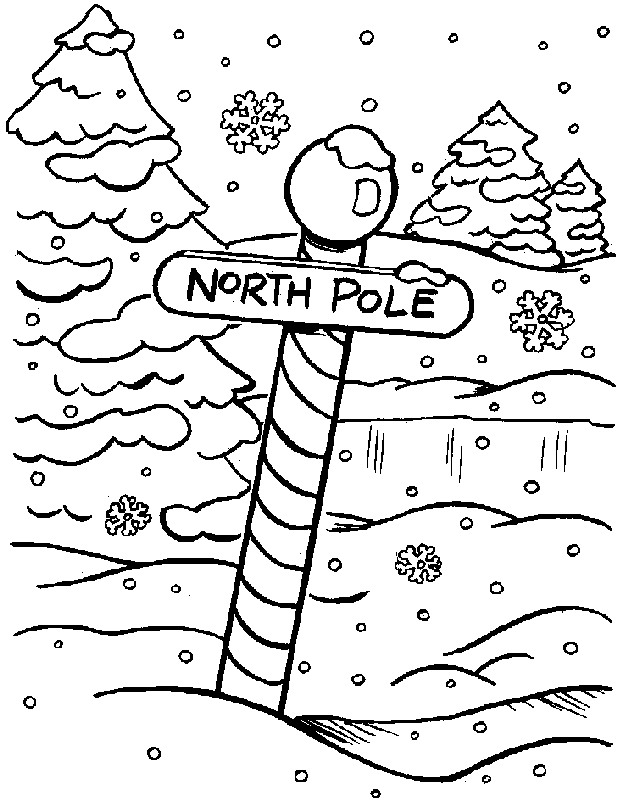 Christmas winter Coloring Pages  Coloringpages1001.com