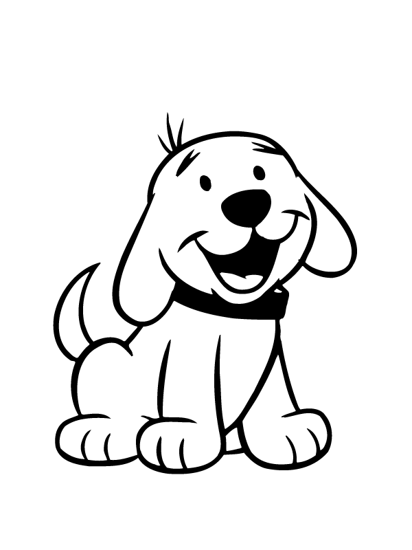 oh clifford puppy days coloring pages - photo #31