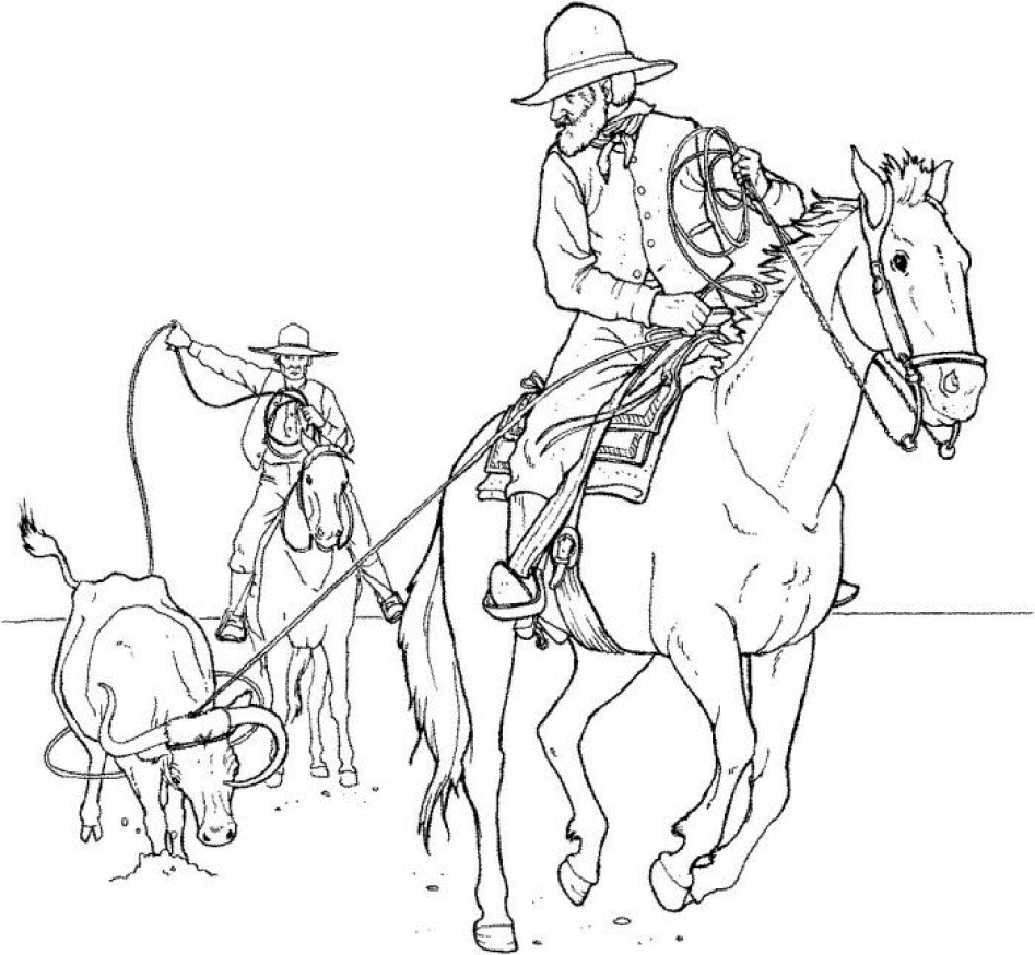 c is for cowboy coloring pages - photo #41