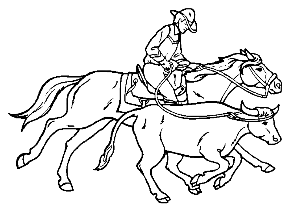 c is for cowboy coloring pages - photo #11