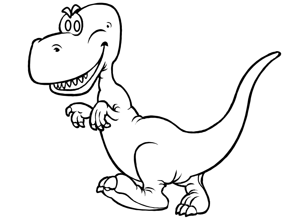 t rex dinosaur coloring pages - photo #41