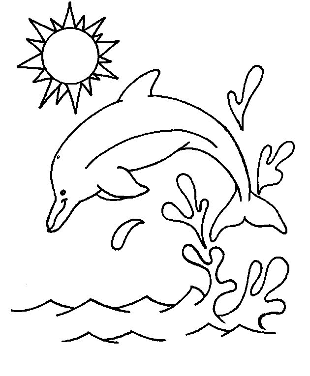 dolphin coloring pages 13 Simple steps to draw a dolphin for your kids