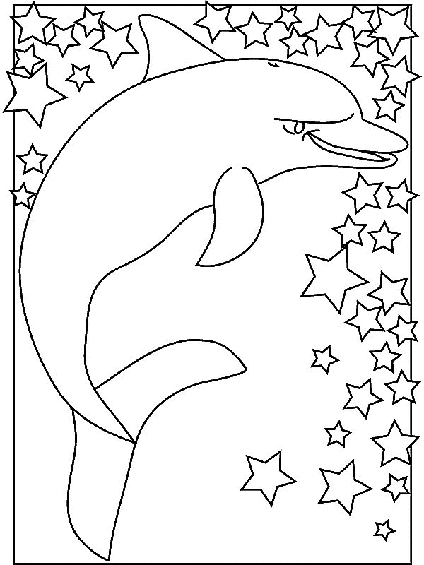 Dolphin Coloring Pages - Coloringpages1001.com