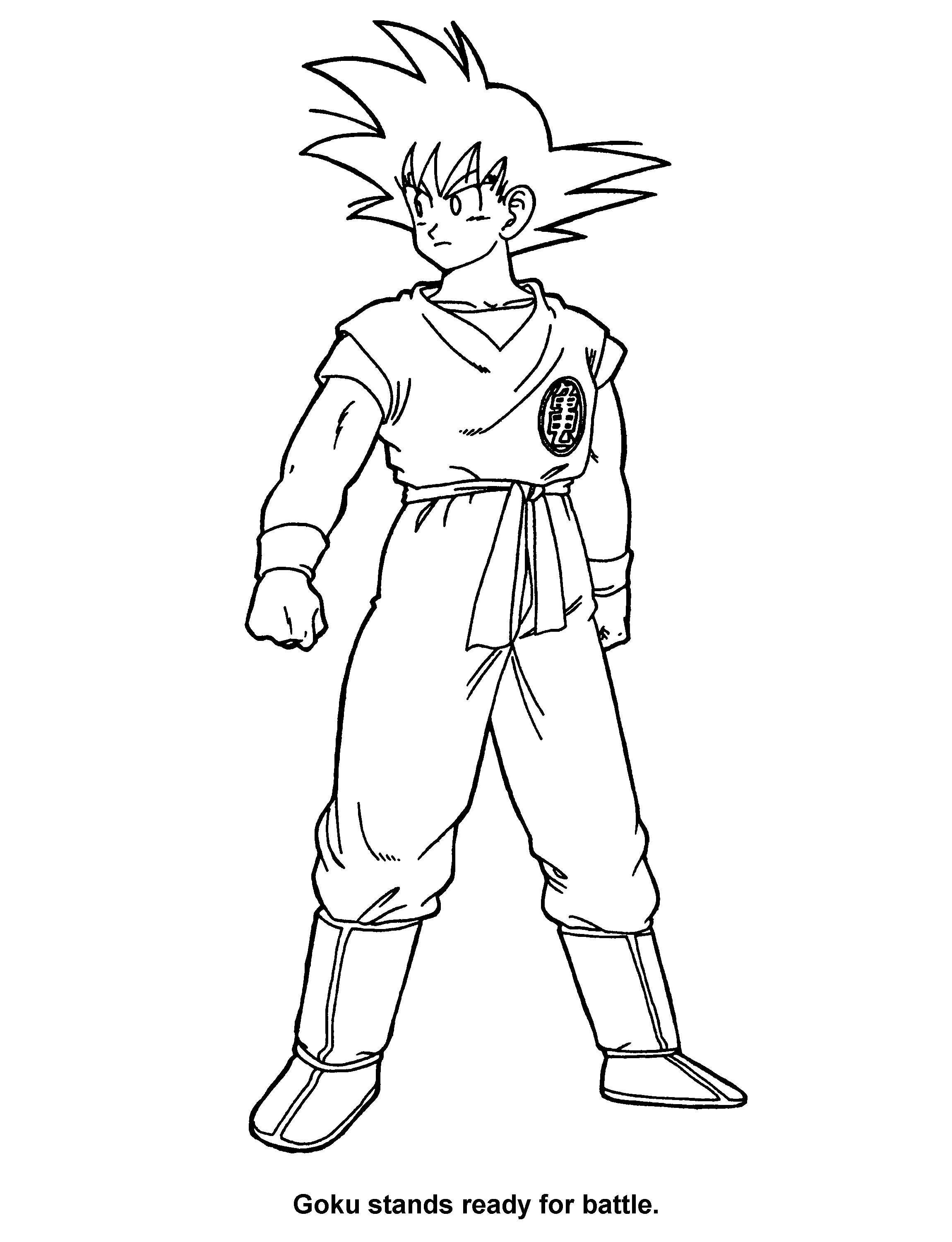 dbz coloring pages - photo #9