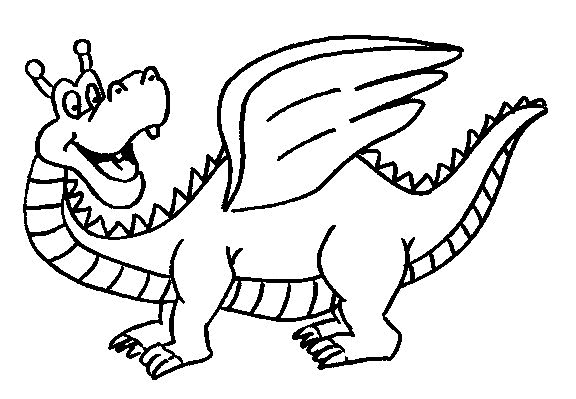 free coloring pages of dragon - photo #38