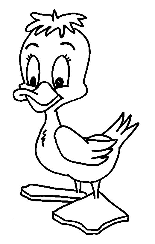 yellow duck coloring pages - photo #23