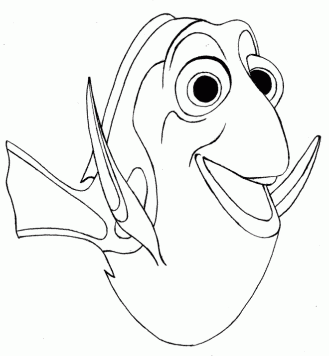 finding nemo coloring pages. Finding nemo Coloring Pages