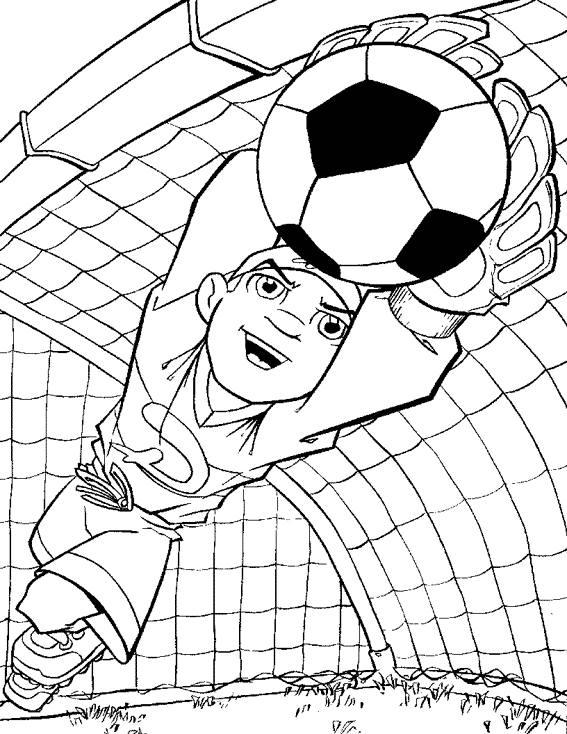 Football Coloring Pages - Coloringpages1001.com