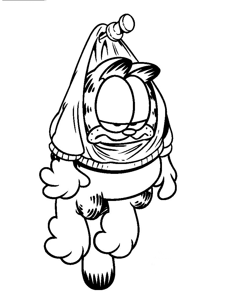 garfield coloring pages online - photo #19