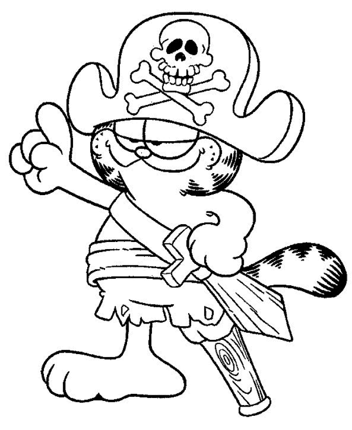 Garfield Coloring Pages - Coloringpages1001.com