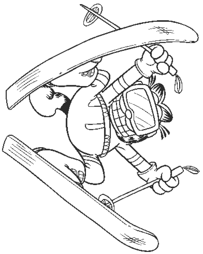 odie coloring pages - photo #24