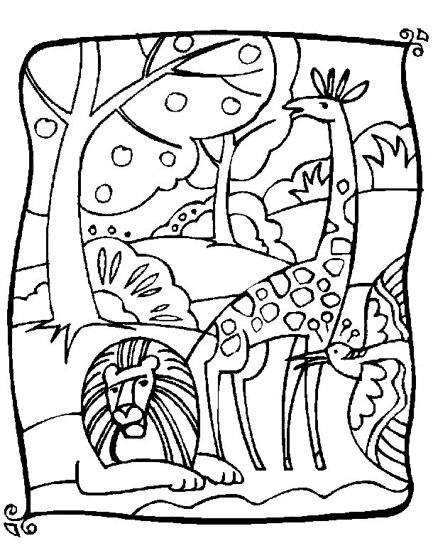 baby giraffe coloring pages portrait - photo #23