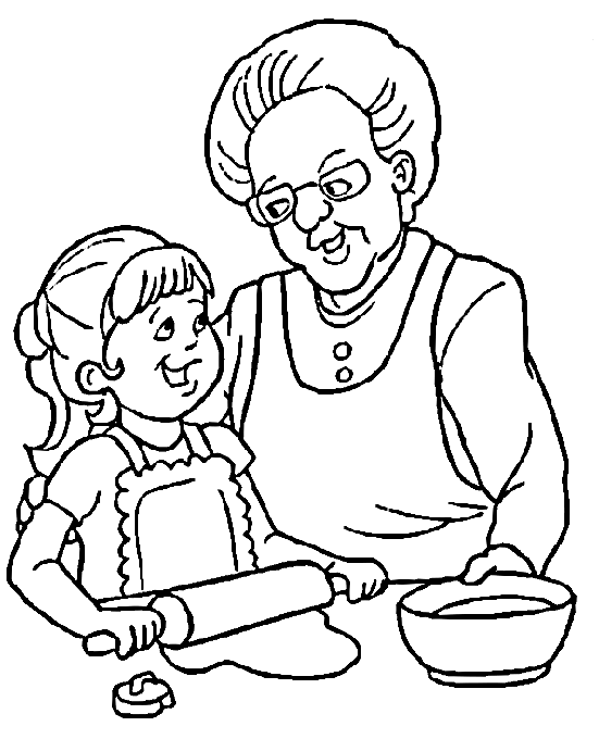 nana and papa coloring pages - photo #16