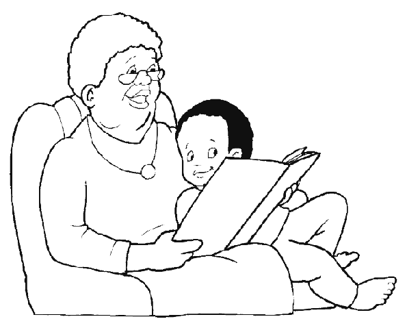i love grandma and grandpa coloring pages - photo #43