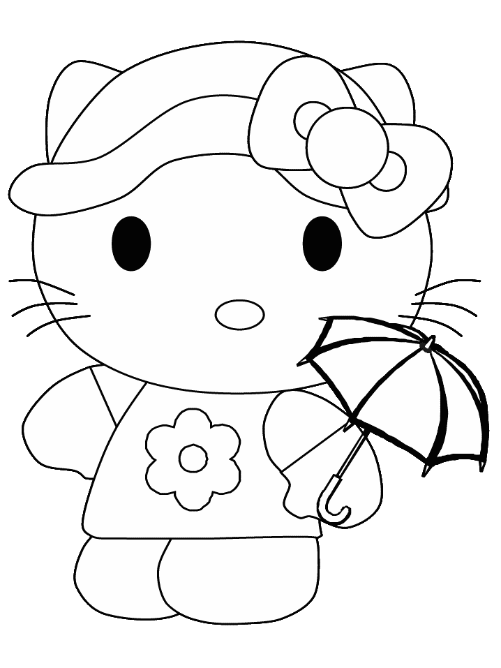 Hello kitty Coloring Pages - Coloringpages1001.com