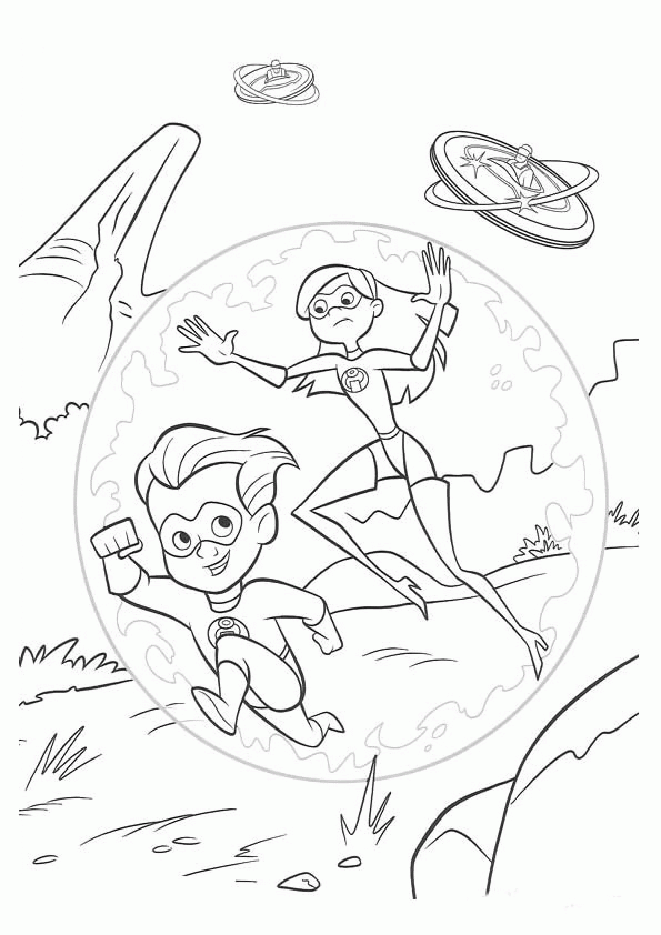 Incredibles Coloring Pages - Coloringpages1001.com