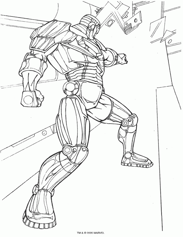 Iron man Coloring Pages - Coloringpages1001.com