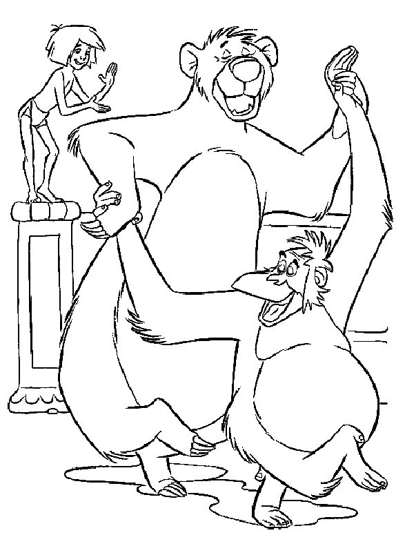 images jungle book coloring pages - photo #4