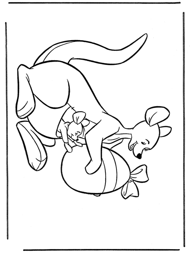 kangroo coloring pages - photo #33