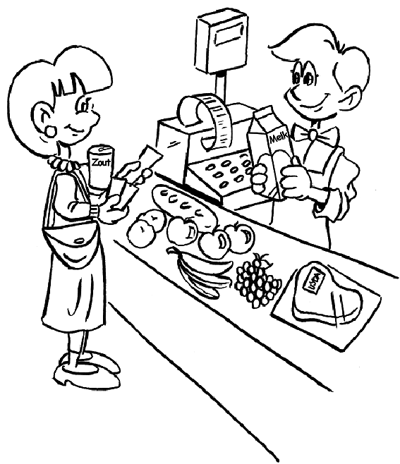 cafe coloring pages - photo #29