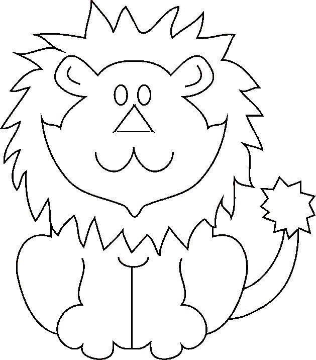 Lion Coloring Pages - Coloringpages1001.com