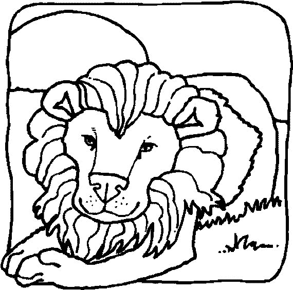 Lion Coloring Pages - Coloringpages1001.com