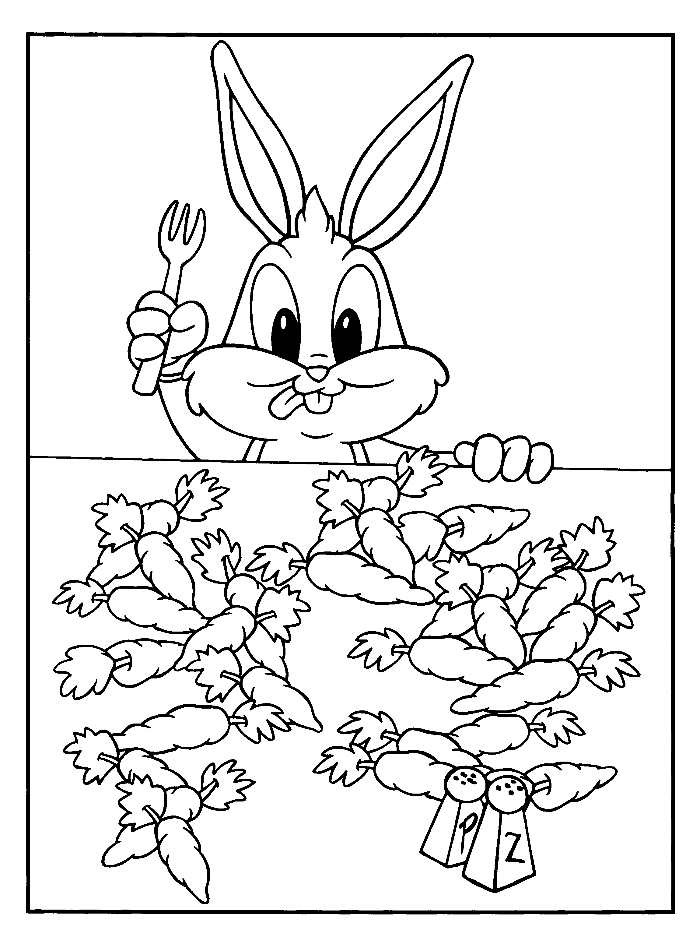 l looney toons coloring pages - photo #9