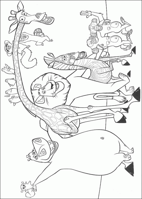 madagscar coloring pages - photo #34