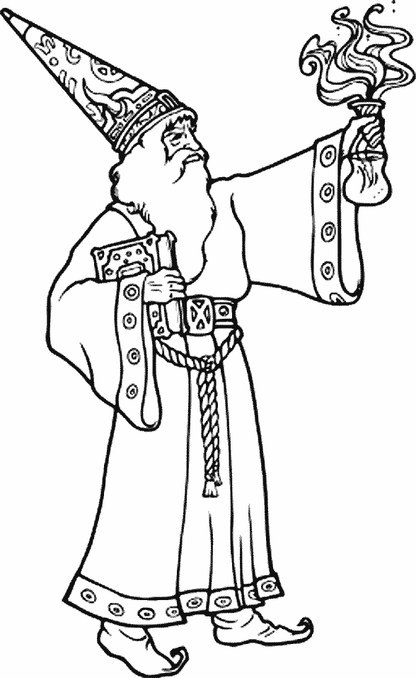 magician coloring pages - photo #30