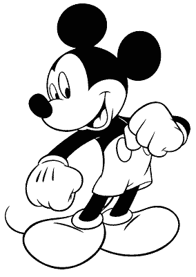 Mickey Mouse Coloring Pages Coloringpages1001 Com