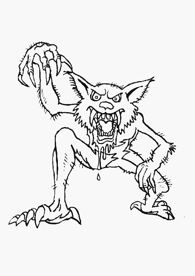 Monsters Coloring Pages - Coloringpages1001.com