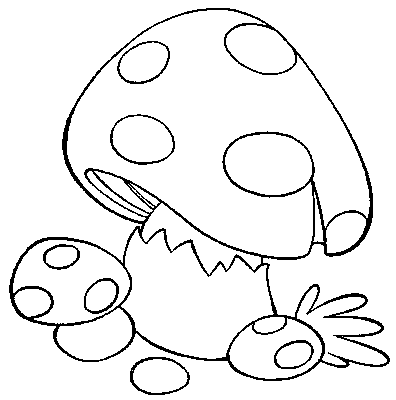 Coloring on Mushrooms Coloring Pages   Coloringpages1001 Com