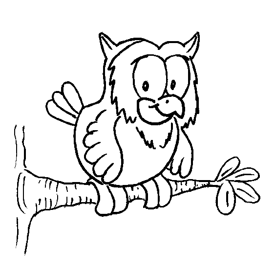 a owl coloring pages - photo #33